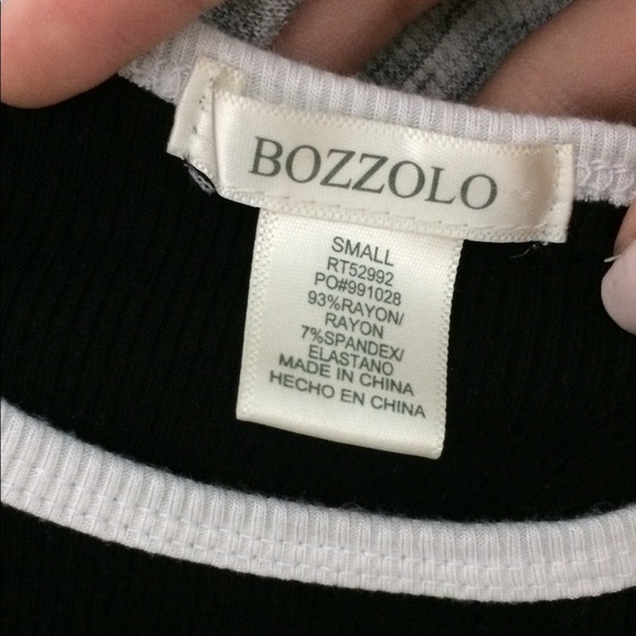 Black Ruffles Crop Top - Picture 3 of 3